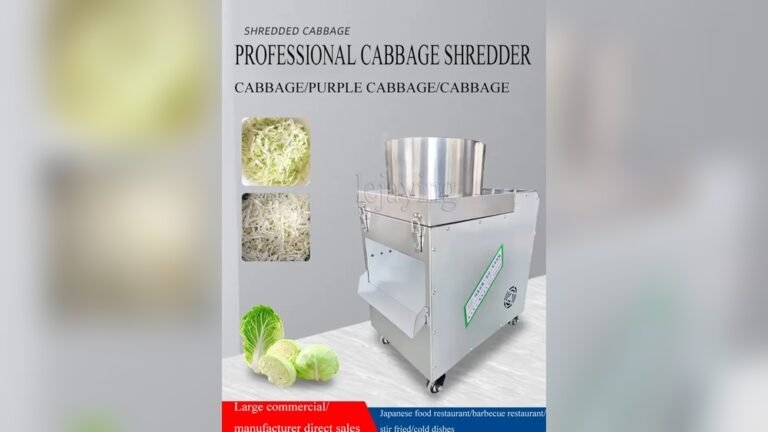 Benefits of Cabbage Shredder: Boost Efficiency and Save Time