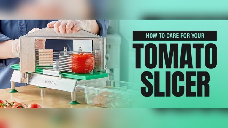 How to Clean Tomato Slicer: Easy Steps for Sparkling Results