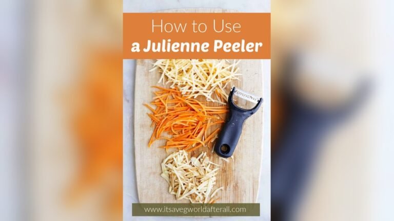 How to Use Vegetable Julienne Peeler: Master Quick & Easy Slicing