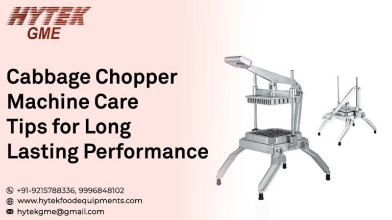 Maintenance Tips for Onion Chopper: Essential Care for Longevity