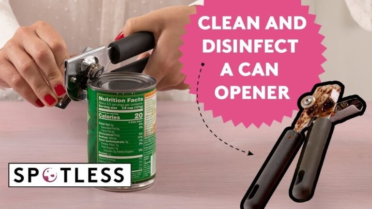 How to Clean Can Opener for a Germ-Free kitchen