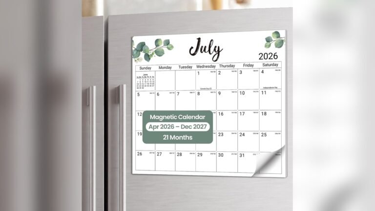 Best Magnetic Calendar for Fridge 2026: Top Picks for Organized Homes